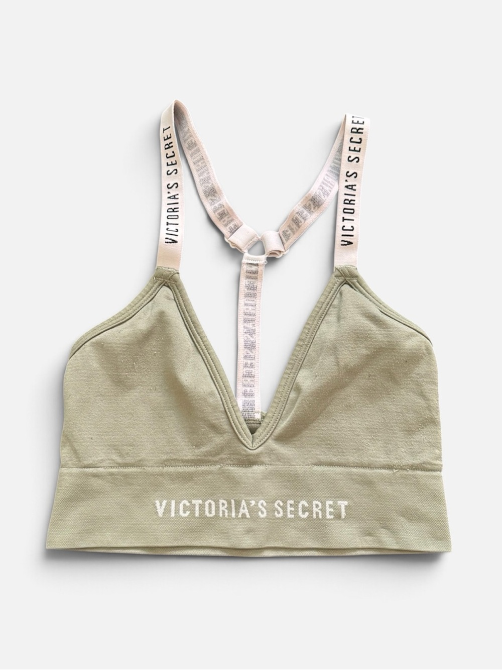 Victoria's Secret Sage Green Seamless Racerback Bralette